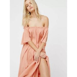 FREE PEOPLE Natasha endless summer pink maxi dress